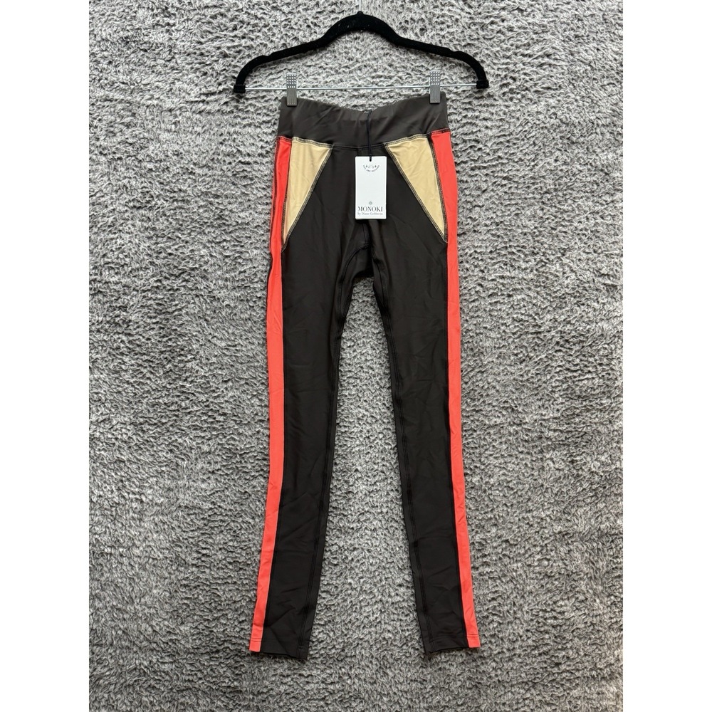 Monoki‎ Women's Yoga Leggings Red & Browns One Size NWT $325